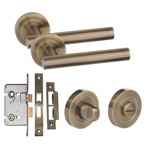 Door handles antique brass - door,