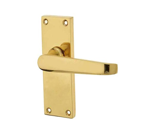 Pair polished brass - polished,