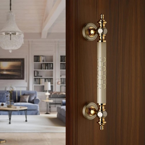 Brass door handle for - door,