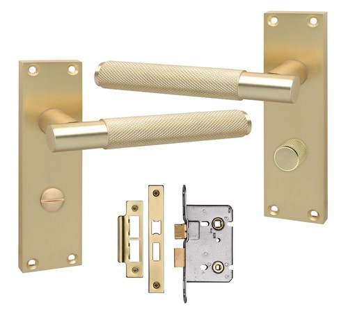 Bar knurled door handle - t-bar,