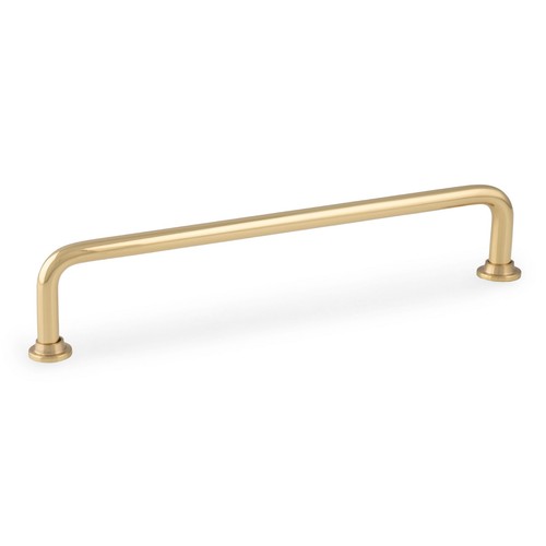 Polished brass cabinet handle - polished,