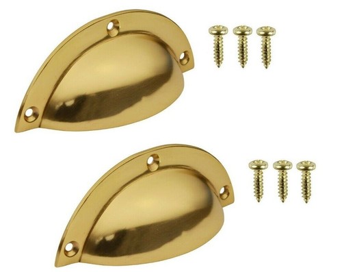 Polished solid brass 80mm - 2,