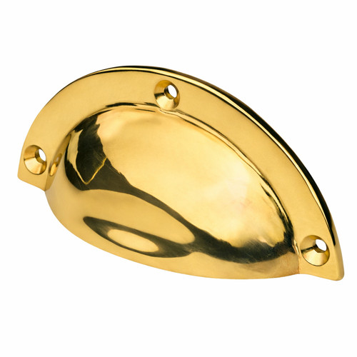 Polished brass drawer - polished,