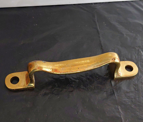 Traditional brass pull handle - traditional,
