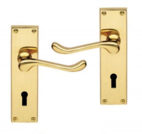 Pair door handle - door, victorian