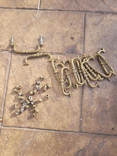 10x brass antique finish gold - 10x,
