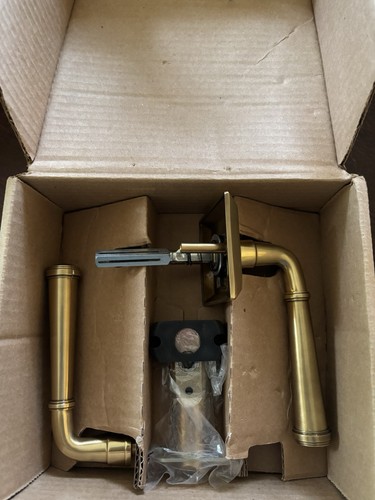 Emtek brass door handle - door,