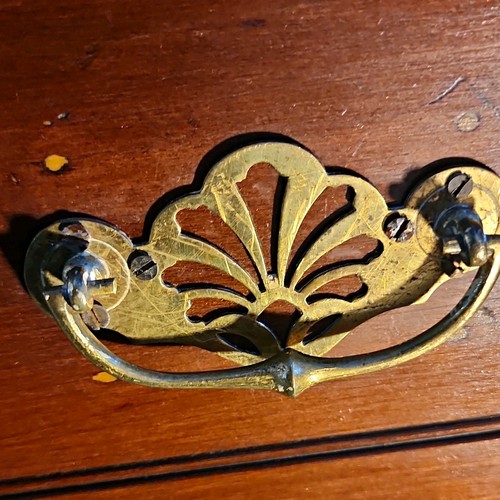 Vintage brass bail - vintage, pull