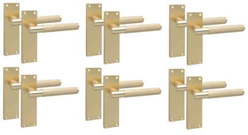 Bar knurled door handle - t-bar,