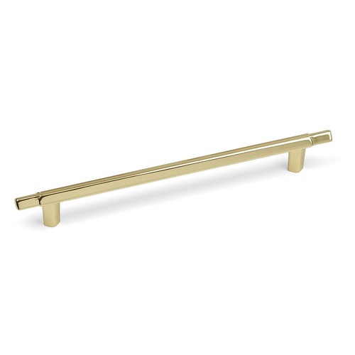 Brass bar kitchen handle - brass, t-bar