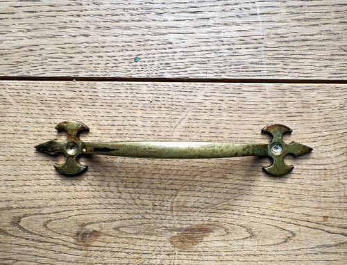 Vintage retro brass door - vintage/retro, pull