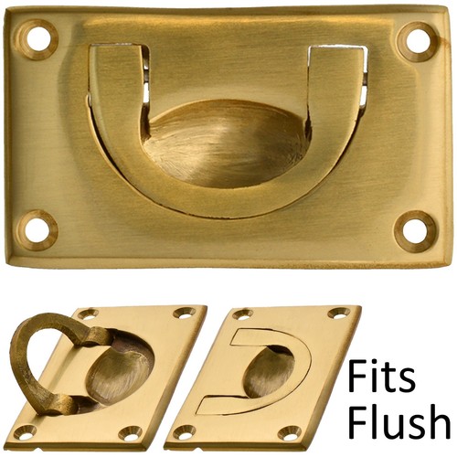 Polished solid brass 70mm wide - solid,