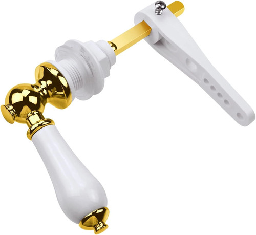 Universal brass finish toilet - brass,