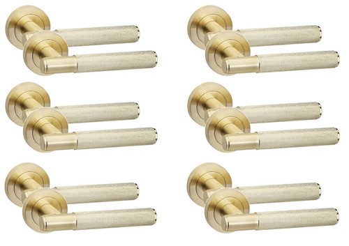 Knurled bar door handles - t-bar,