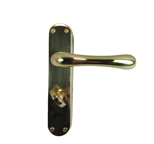 Bedroom door handle brass - door,