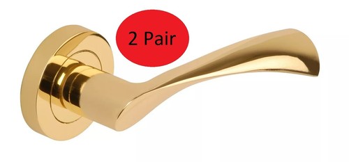 2pair door handle - , round