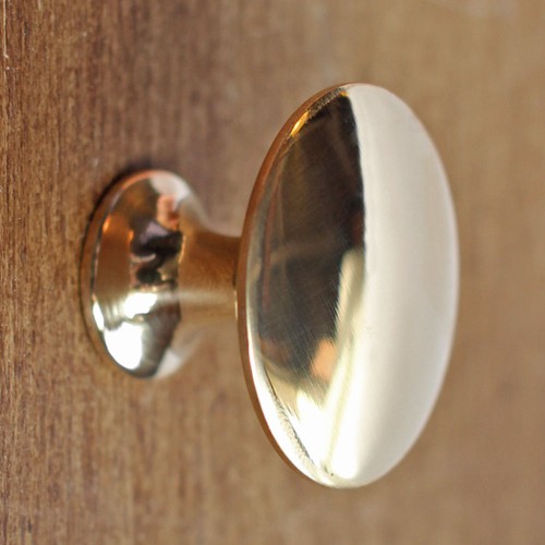 Solid brass round cabinet - brass,