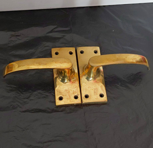 Vintage brass gold - brass, door