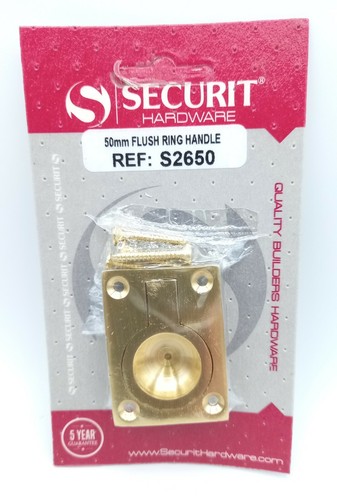 Flush ring handle - flush,