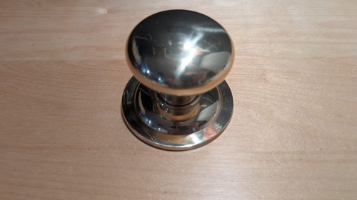 Door knob round polished - knob,