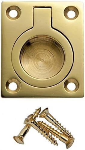 Flush ring pull handle solid - flush,
