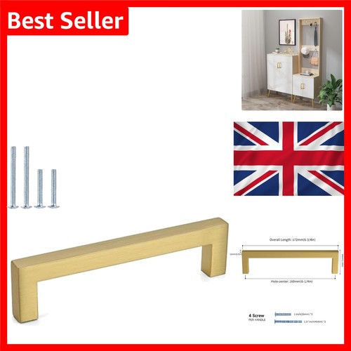 Gold kitchen cupboard handles - kitchen,