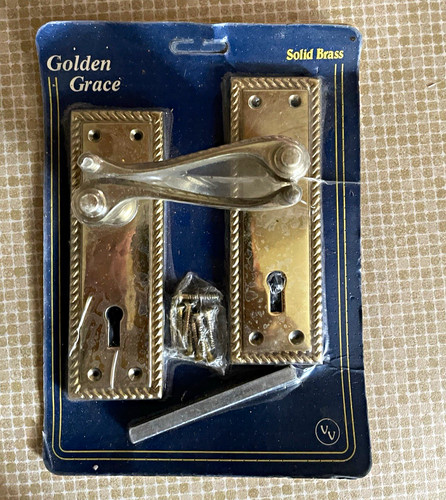 Golden grace solid - golden, brass