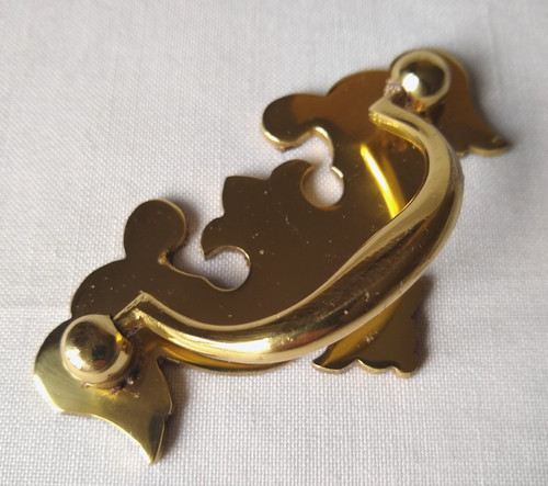 Solid brass plate - solid, drawer